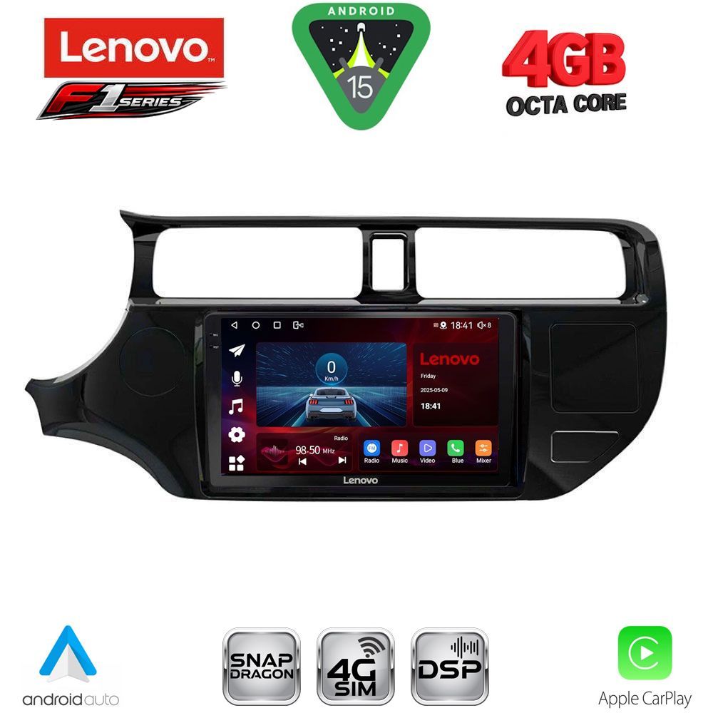 SSQ9314_15 LENOVO SSQ 9314_CPA (9inc) MULTIMEDIA TABLET for KIA RIO mod. 2012-2015 - Image 1