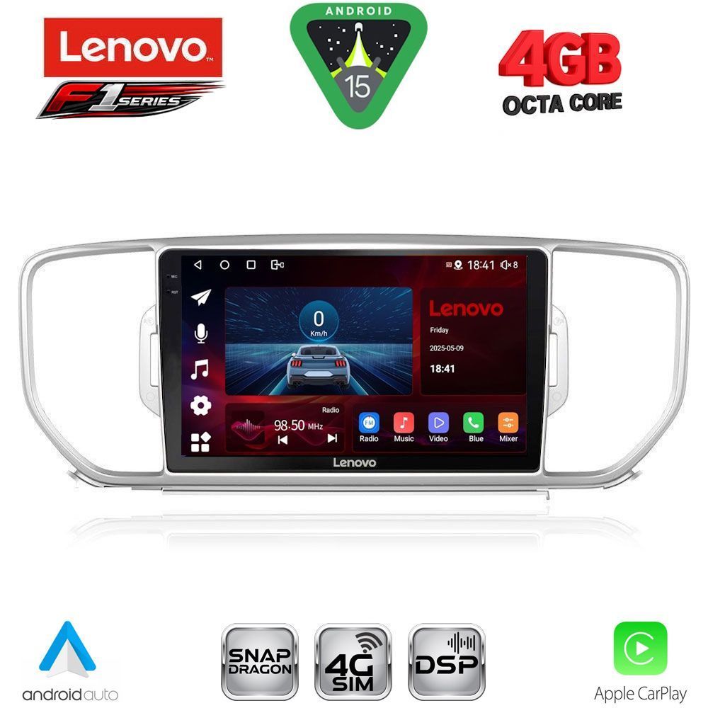 SSQ9326_15 LENOVO SSQ 9326_CPA (9inc) MULTIMEDIA TABLET for KIA SPORTAGE mod. 2015-2018 - Image 1