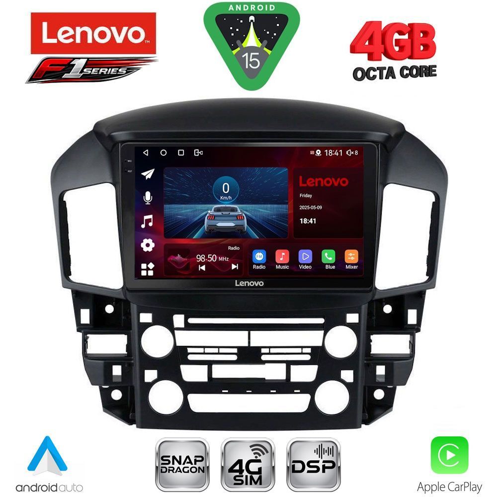 SSQ9344_15 LENOVO SSQ 9344_CPA (9inc) MULTIMEDIA TABLET for LEXUS RX 300 mod. 1998-2003 - Image 1