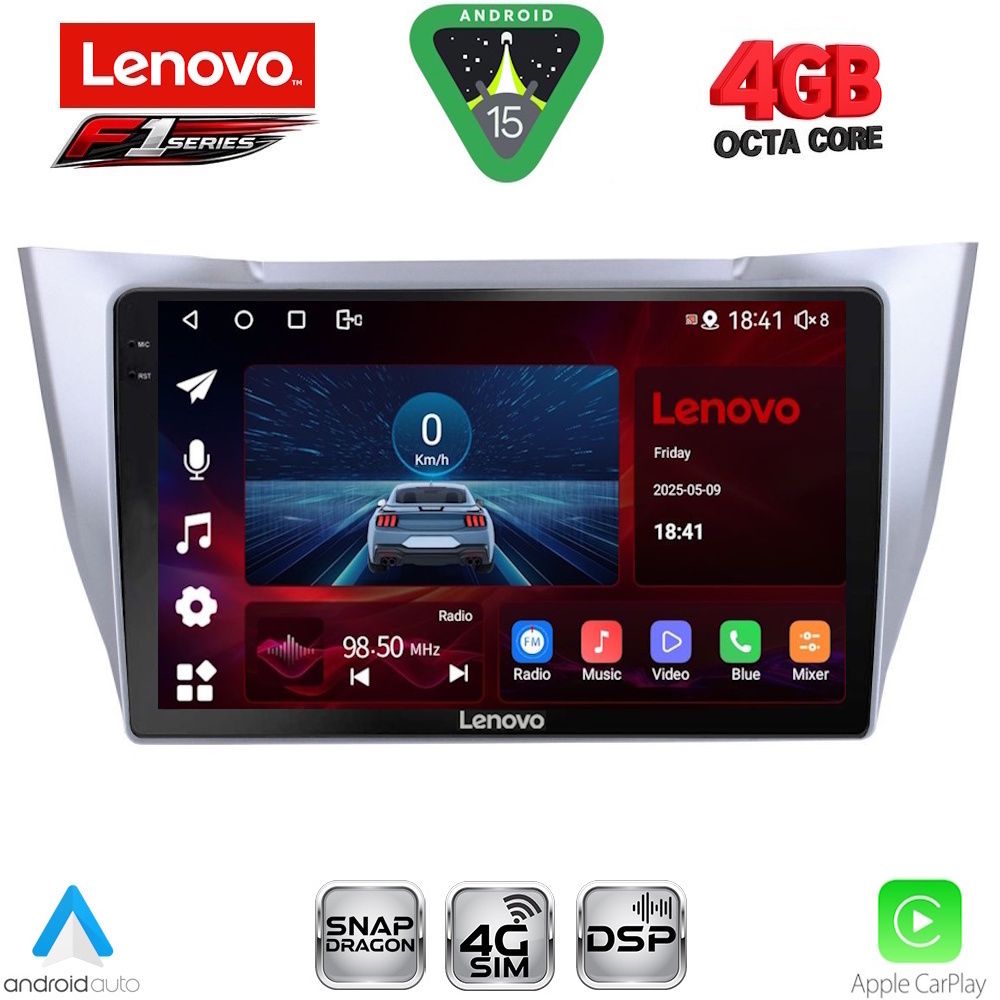 SSQ9345SL_15 LENOVO SSQ 9345SL_CPA (10inc) MULTIMEDIA TABLET for LEXUS RX 300 – 400 mod. 2003-2008 - Image 1