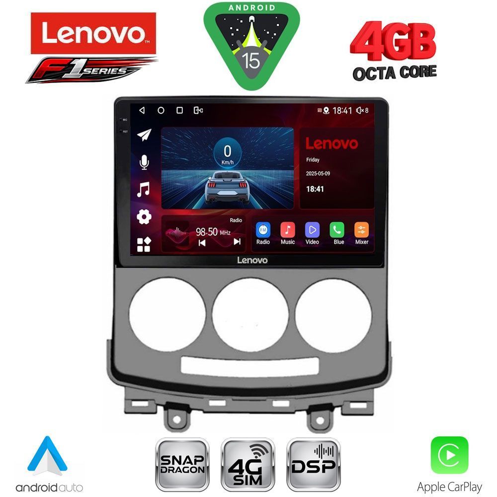 SSQ9370_15 LENOVO SSQ 9370_CPA (9inc) MULTIMEDIA TABLET for MAZDA 5 mod. 2004-2010 - Image 1