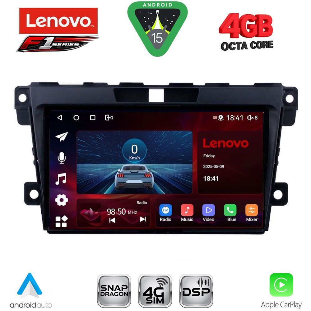 SSQ9389_15 LENOVO SSQ 9389_CPA (9inc) MULTIMEDIA TABLET for MAZDA CX7 mod. 2006-2012 - Image 1