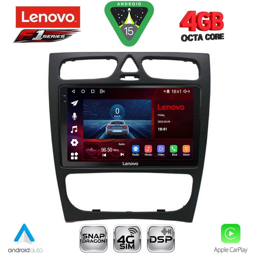 SSQ9402_15 LENOVO SSQ 9402_CPA (9inc) MULTIMEDIA TABLET for MERCEDES C (W203) mod. 1999-2004 - Image 1