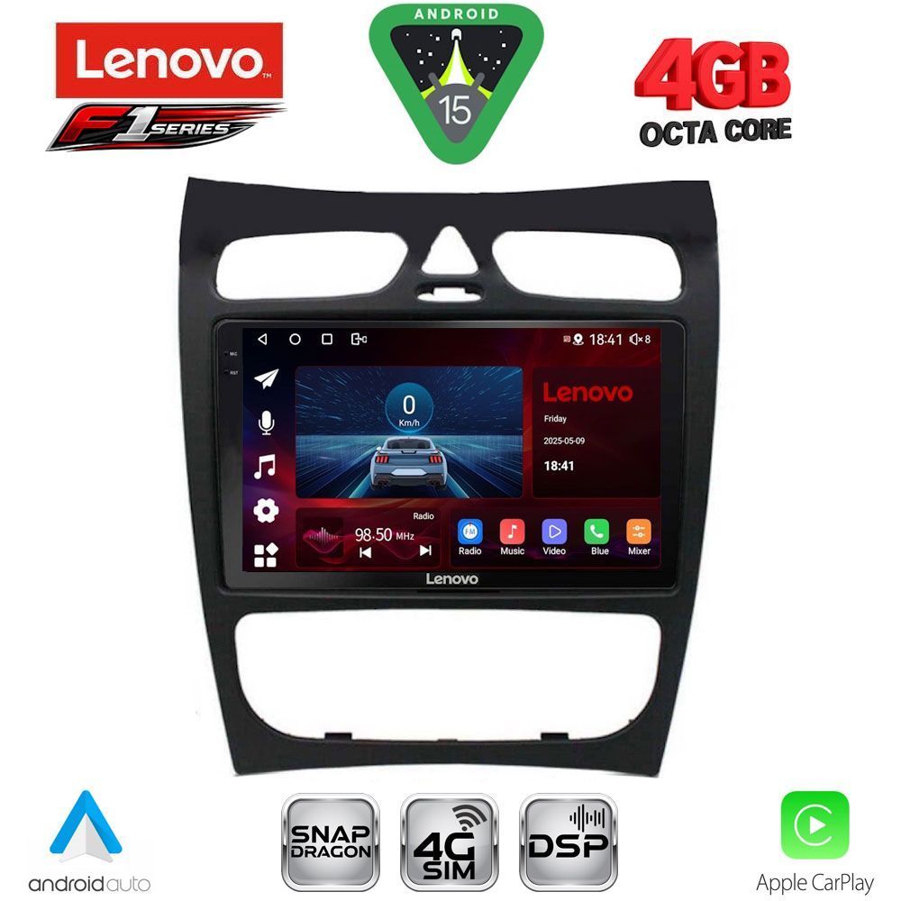 SSQ9406_15 LENOVO SSQ 9406_CPA (9inc) MULTIMEDIA TABLET for MERCEDES CLK (W209) mod. 2000-2004 - Image 1