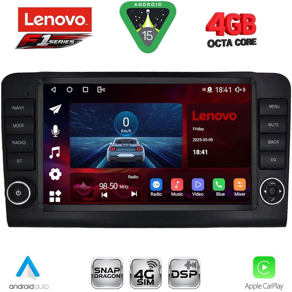 SSQ9416_15 LENOVO SSQ 9416_CPA (9inc) MULTIMEDIA TABLET for MERCEDES ML (W164) – GL (X164) mod. 2005-2011 - Image 1