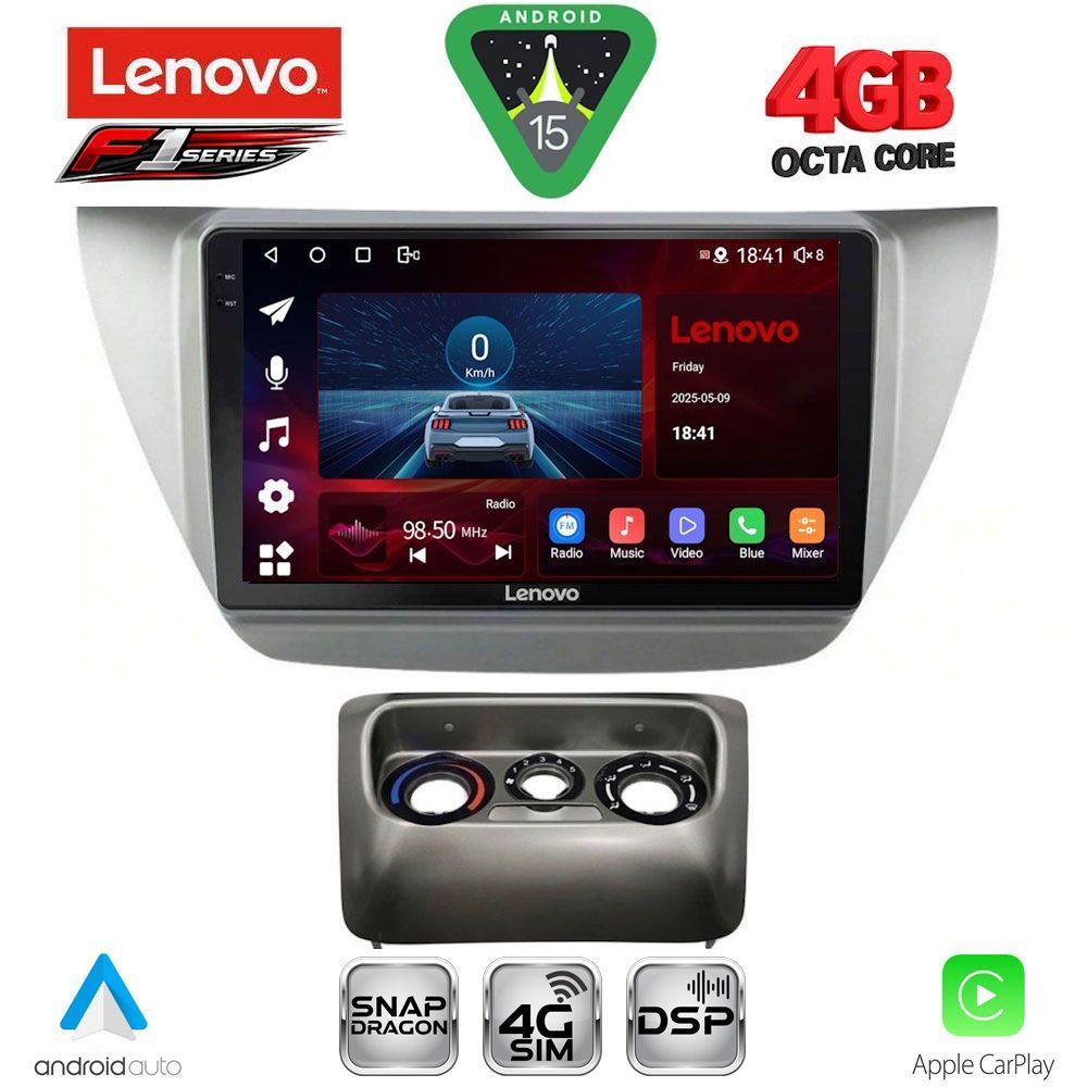 SSQ9433_15 LENOVO SSQ 9433_CPA (9inc) MULTIMEDIA TABLET for MITSUBISHI LANCER mod. 2000-2007 - Image 1