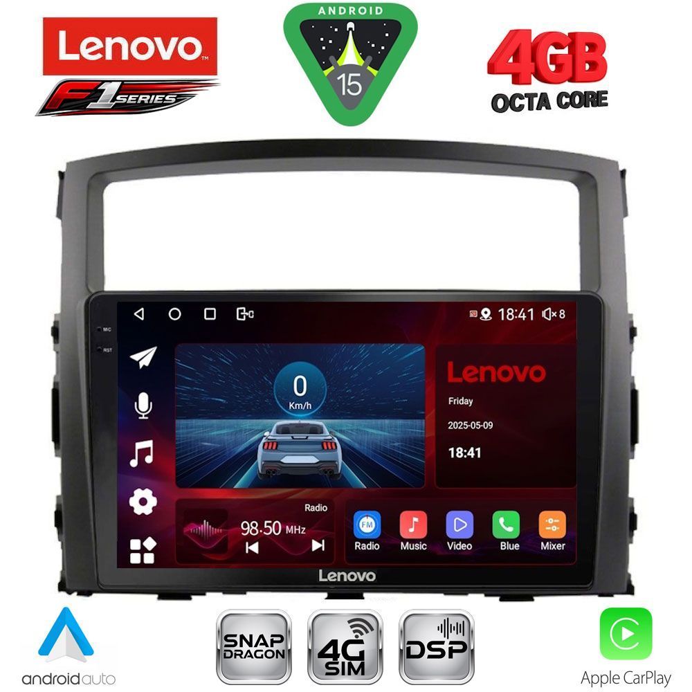 SSQ9446_15 LENOVO SSQ 9446_CPA (9inc) MULTIMEDIA TABLET for MITSUBISHI PAJERO mod. 2006-2013 - Image 1