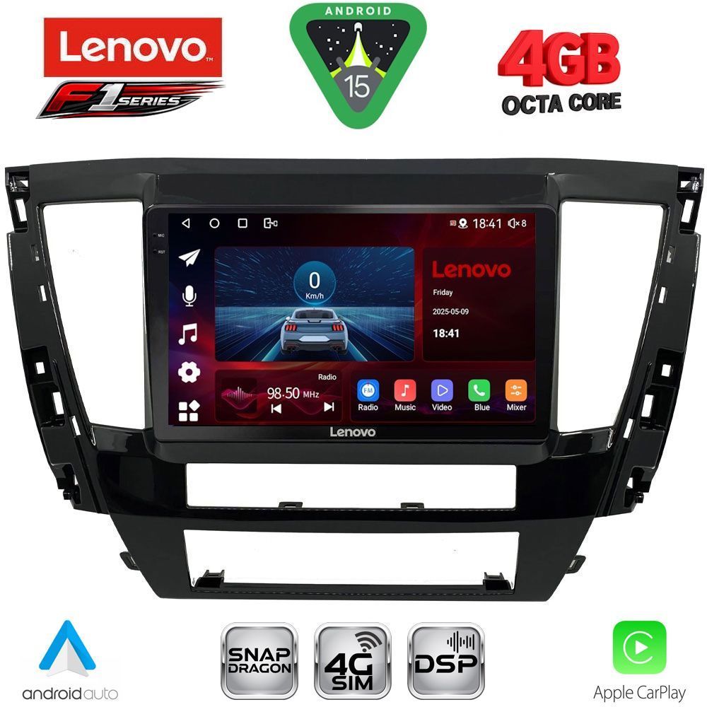 SSQ9447S_15 LENOVO SSQ 9447S_CPA (9inc) MULTIMEDIA TABLET for MITSUBISHI PAJERO SPORT mod. 2020-2026 - Image 1