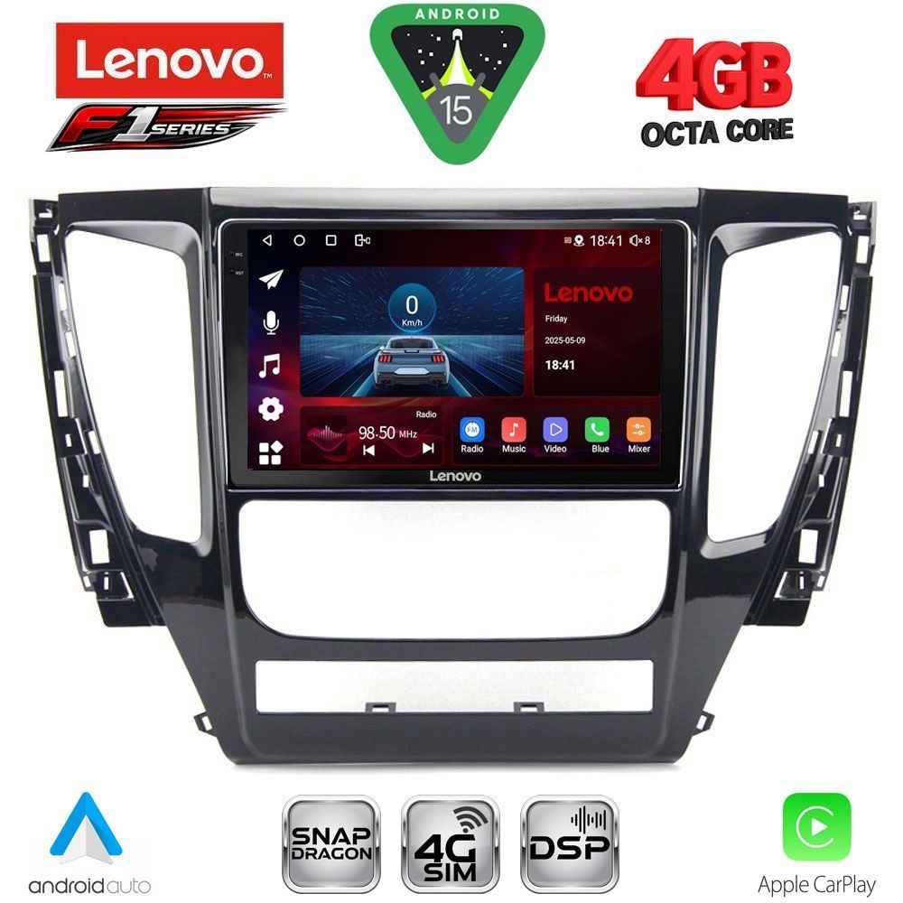 SSQ9447_15 LENOVO SSQ 9447A_CPA (9inc) MULTIMEDIA TABLET for MITSUBISHI PAJERO mod. 2013-2020 - Image 1