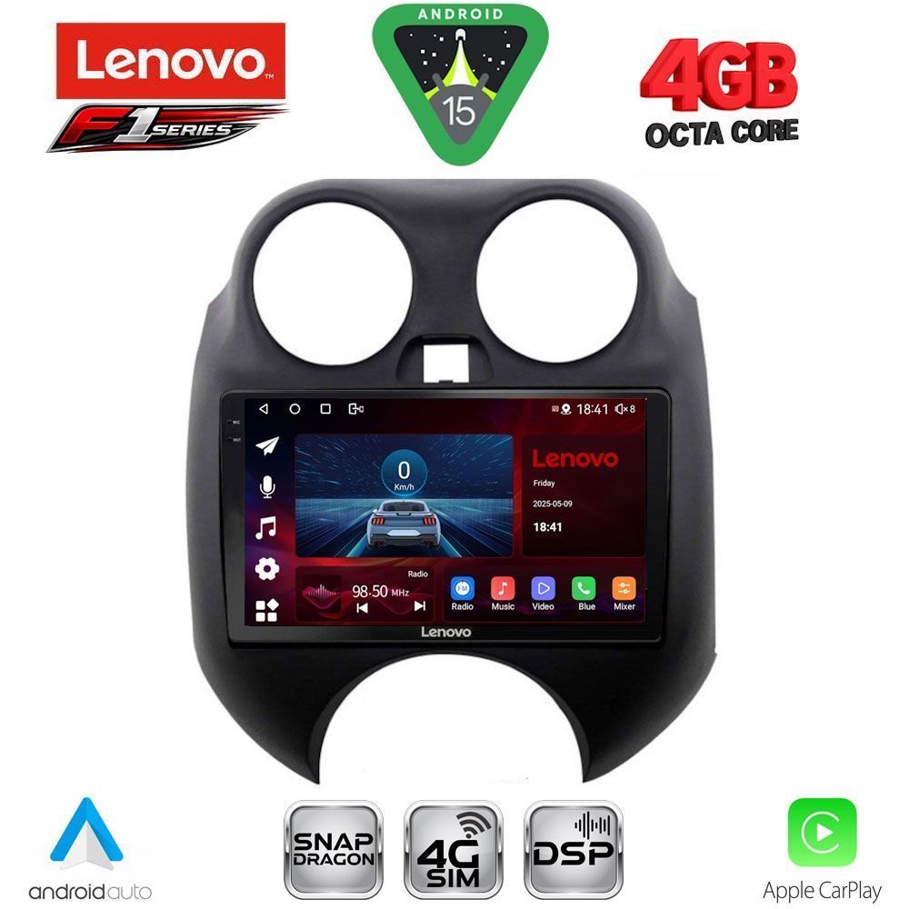 SSQ9459_15 LENOVO SSQ 9459_CPA (9inc) MULTIMEDIA TABLET for NISSAN MICRA mod. 2010-2014 - Image 1