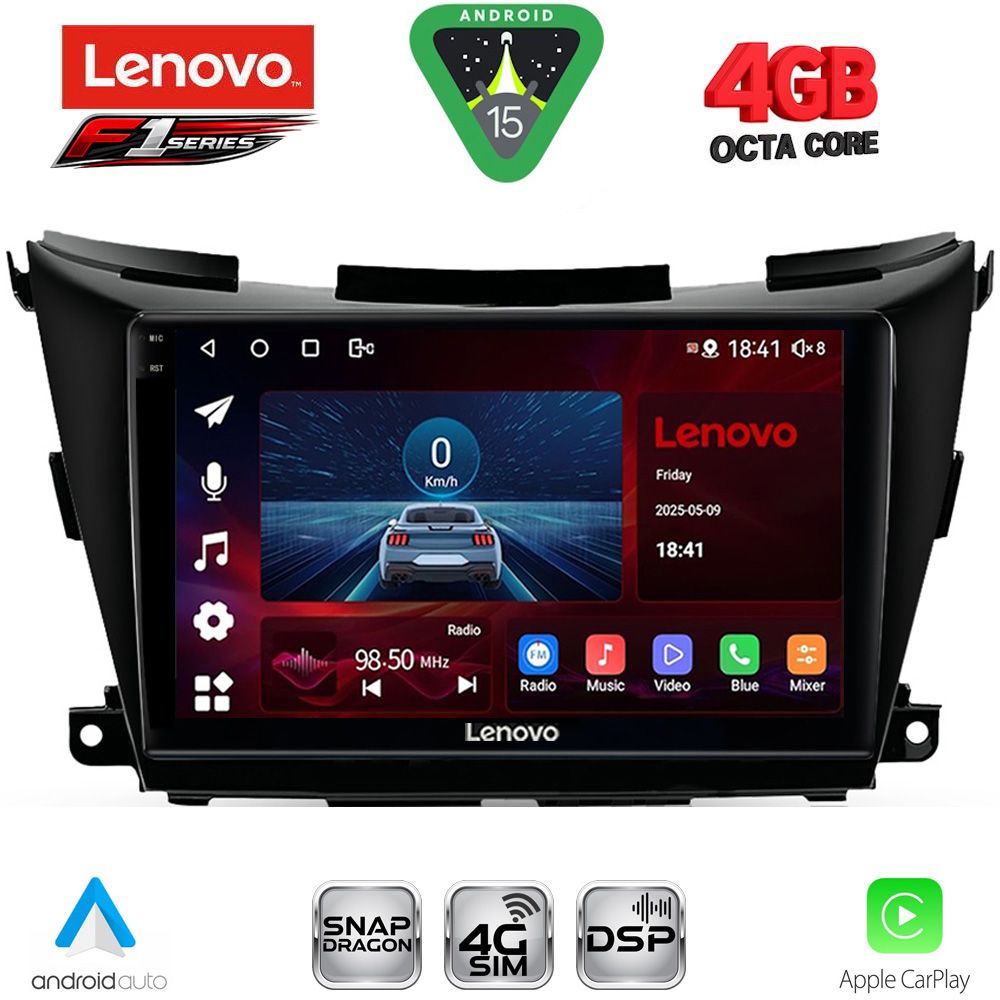 SSQ9462B_15 LENOVO SSQ 9462B_CPA (9inc) MULTIMEDIA TABLET for NISSAN MURANO mod. 2017-2025 - Image 1
