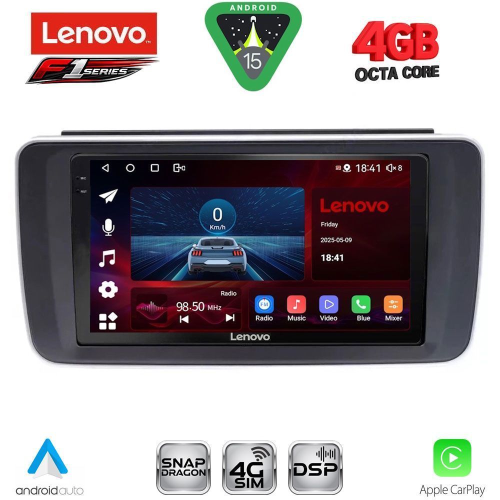 SSQ9473_15 LENOVO SSQ 9473_CPA (9inc) MULTIMEDIA TABLET for NISSAN LEAF mod. 2018-2026 - Image 1