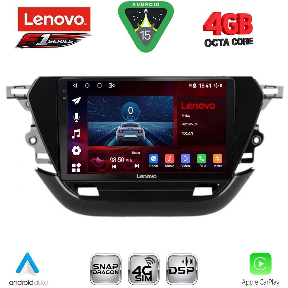 SSQ9487_15 LENOVO SSQ 9487_CPA (9inc) MULTIMEDIA TABLET for OPEL CORSA F mod. 2019-2024 - Image 1
