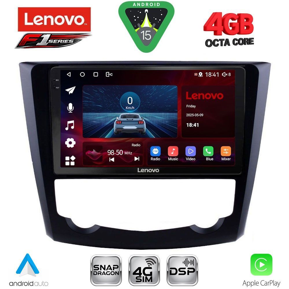 SSQ9549_15 LENOVO SSQ 9549_CPA (9inc) MULTIMEDIA TABLET for RENAULT KADJAR mod. 2015-2025 - Image 1