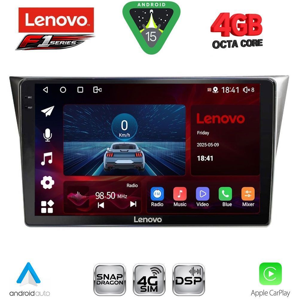 SSQ9659_15 LENOVO SSQ 9659_CPA (9inc) MULTIMEDIA TABLET for SUBARU IMPREZA mod. 2002-2008 - Image 1