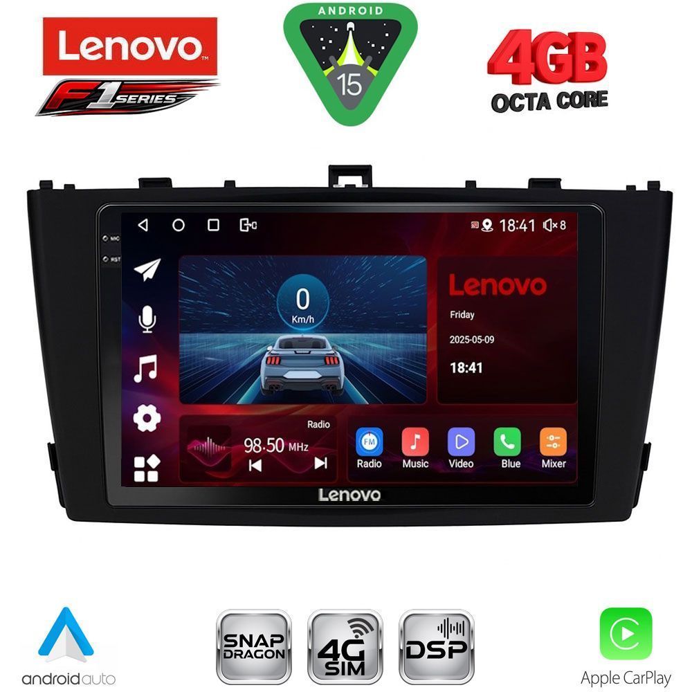 SSQ9705BL_15 LENOVO SSQ 9705BL_CPA (9inc) MULTIMEDIA TABLET for TOYOTA AVENSIS (T27) mod. 2009-2015 (BLACK) - Image 1
