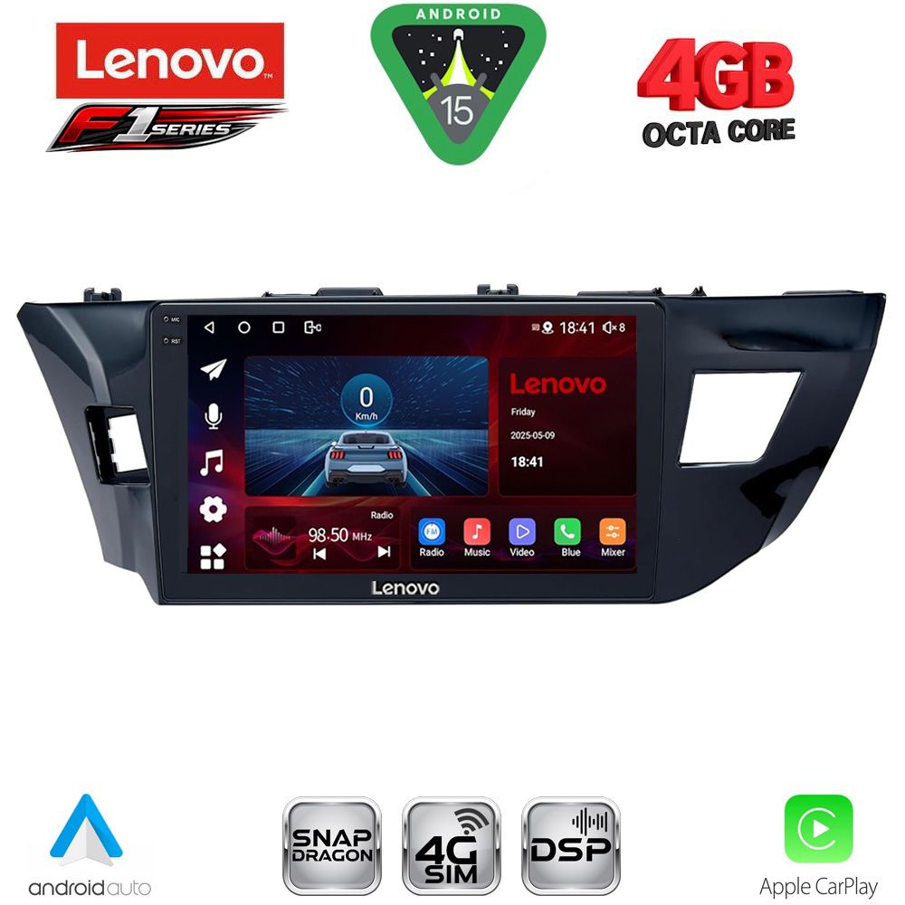 SSQ9714MD_15 LENOVO SSQ 9714MD_CPA (10inc) MULTIMEDIA TABLET for TOYOTA COROLLA mod. 2013-2016 - Image 1
