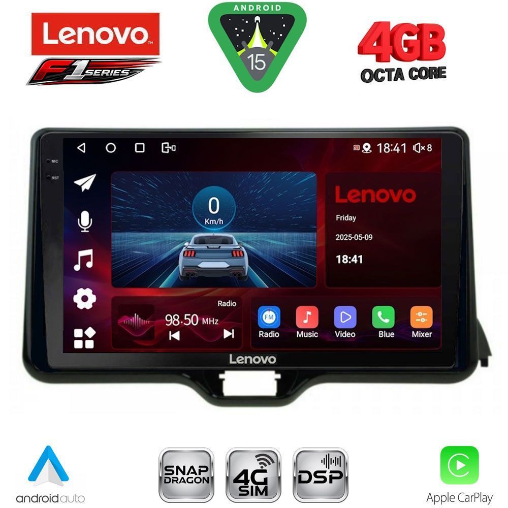 SSQ9738_15 LENOVO SSQ 9738_CPA (10inc) MULTIMEDIA TABLET for TOYOTA YARIS mod. 2020-2026 - MAZDA 2 mod. 2023-2026 - Image 1