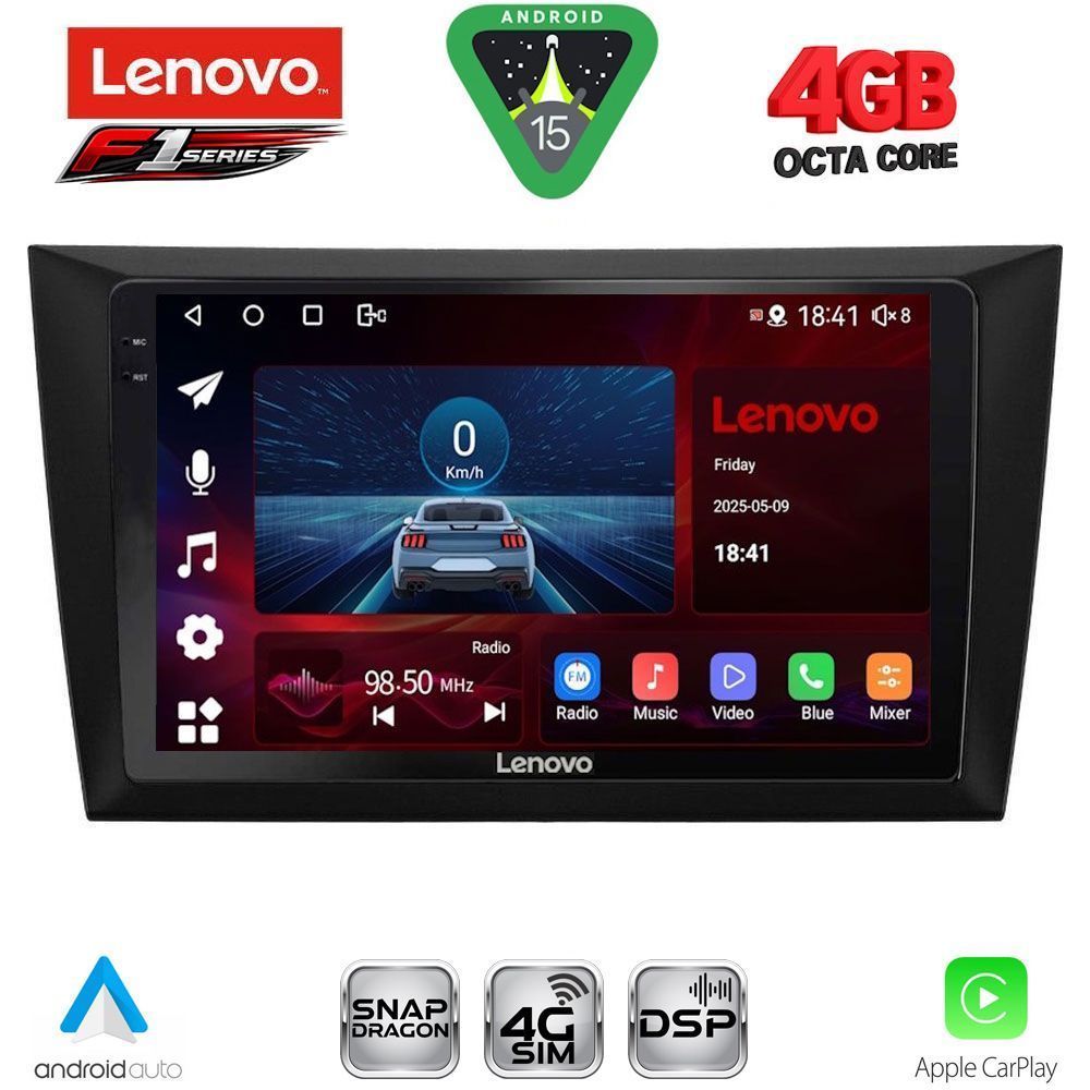 SSQ9746_15 LENOVO SSQ 9746_CPA (9inc) MULTIMEDIA TABLET for GOLF 6 mod. 2009-2012 - Image 1