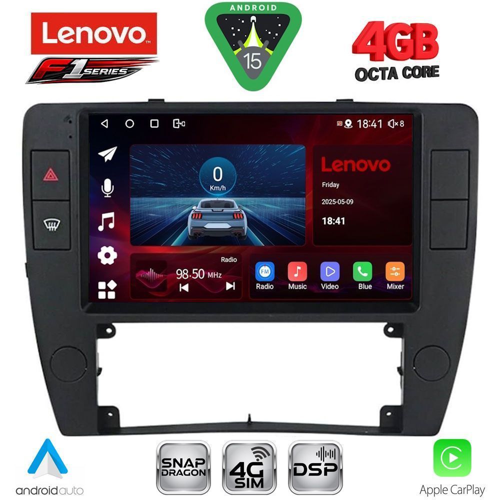 SSQ9749_15 LENOVO SSQ 9749_CPA (9inc) MULTIMEDIA TABLET for VW PASSAT mod. 2000-2005 - Image 1