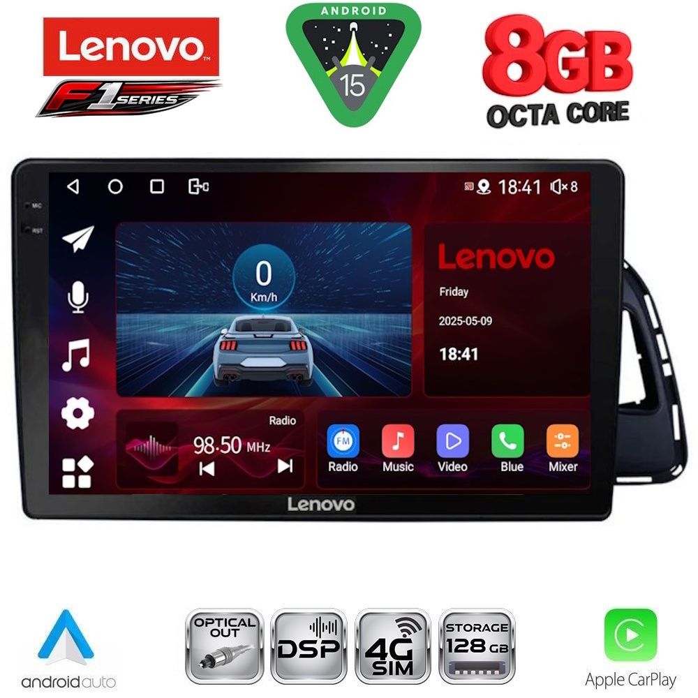SSR10015-15 LENOVO SSR 10015_CPA (10inc) MULTIMEDIA TABLET for AUDI Q5 mod. 2010-2018 - Image 1