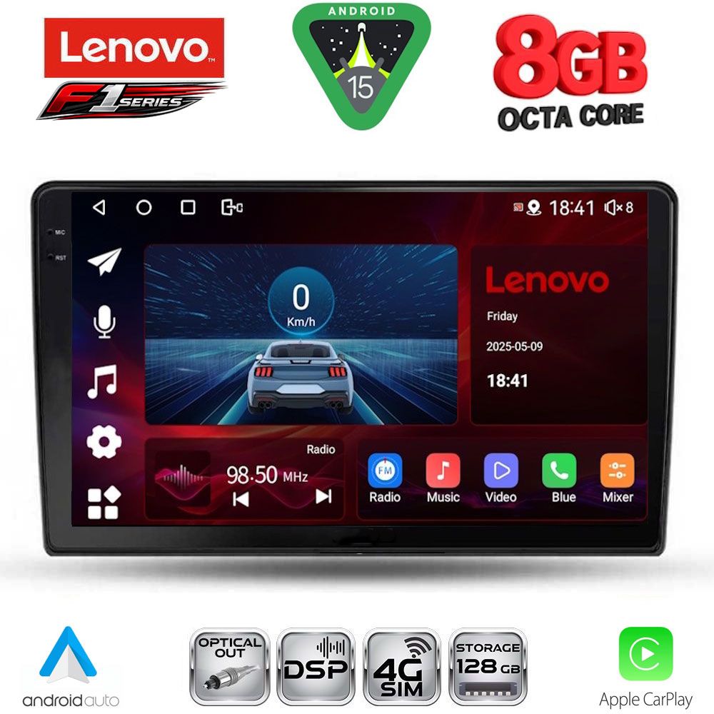 SSR10155_15 LENOVO SSR 10155_CPA (10inc) MULTIMEDIA TABLET for FORD FIESTA mod. 2018-2025 - Image 1