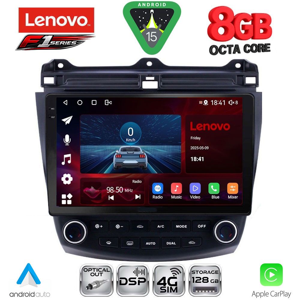 SSR10182_15 LENOVO SSR 10182_CPA (10inc) MULTIMEDIA TABLET for HONDA ACCORD mod. 2003-2007 - Image 1