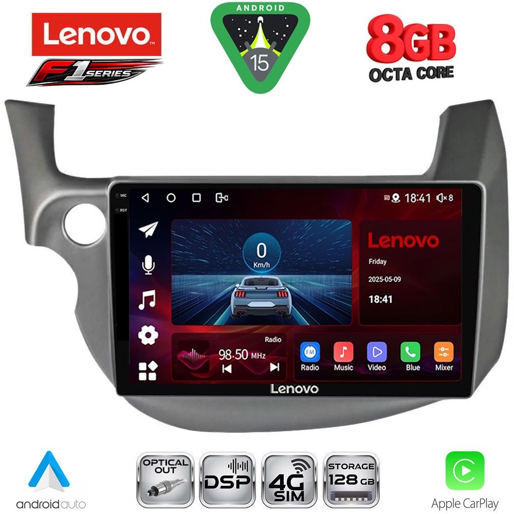 SSR10211_15 LENOVO SSR 10211_CPA (10inc) MULTIMEDIA TABLET for HONDA JAZZ mod. 2008-2012 - Image 1