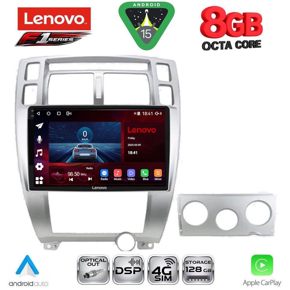 SSR10241SL-15 LENOVO SSR 10241SL_CPA (10inc) MULTIMEDIA TABLET for HYUNDAI TUCSON mod. 2004-2010 (SILVER) - Image 1