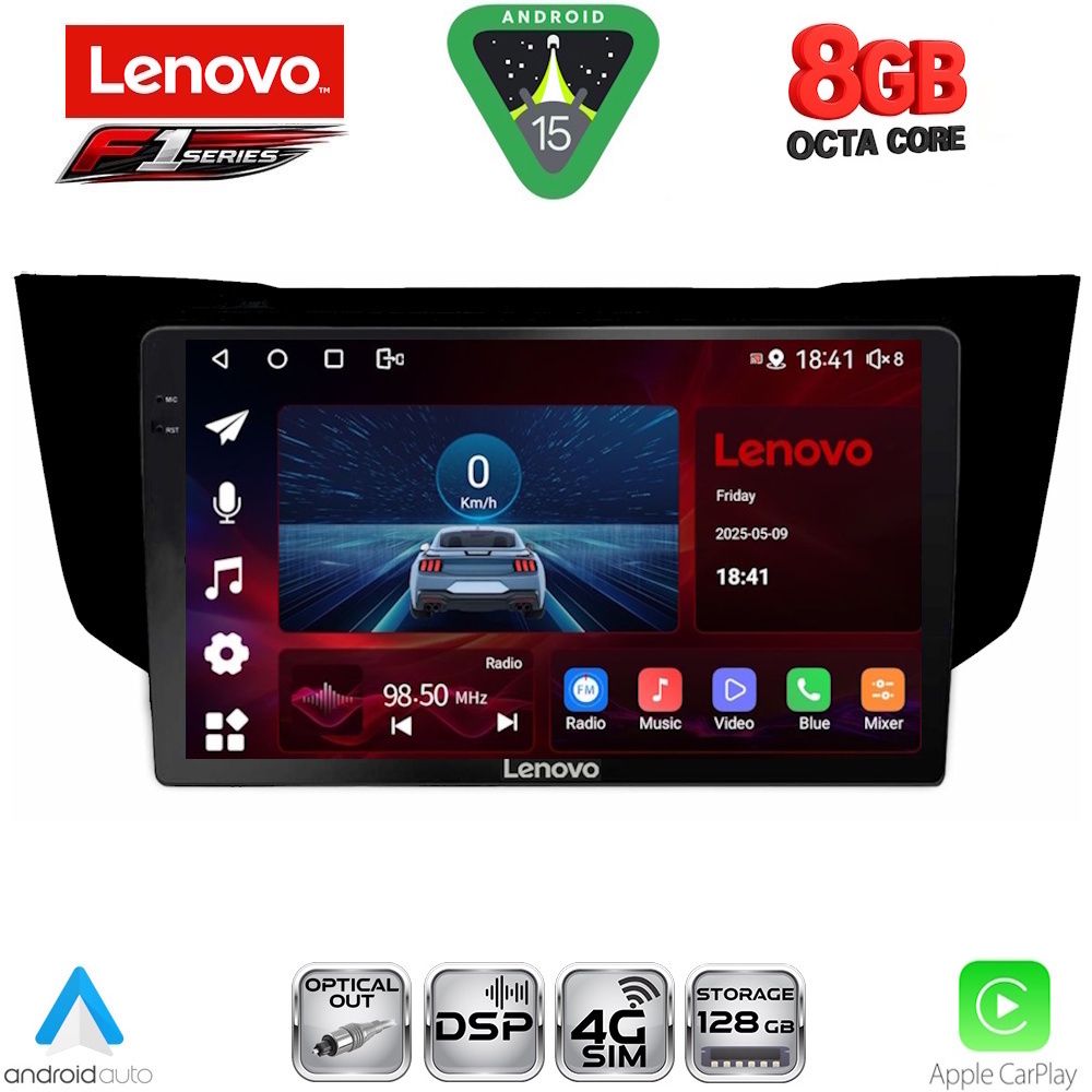 SSR10345BL_15 LENOVO SSR 10345BL_CPA (9inc) MULTIMEDIA TABLET for LEXUS RX 300 – 400 mod. 2003-2008 - Image 1