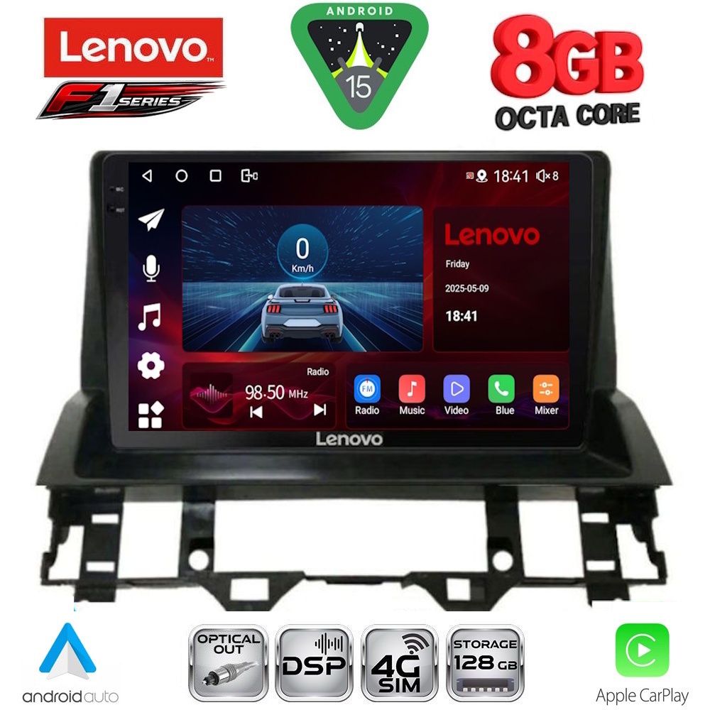 SSR10376-15 LENOVO SSR 10376_CPA DASH (10inc) MULTIMEDIA TABLET for MAZDA 6 mod. 2002-2008 - Image 1