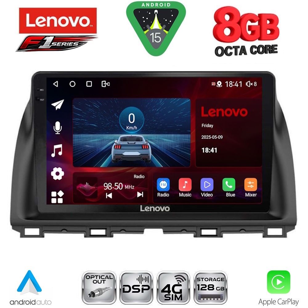 SSR10380-15 LENOVO SSR 10380_CPA (10inc) MULTIMEDIA TABLET for MAZDA CX5 mod. 2013-2017 - Image 1