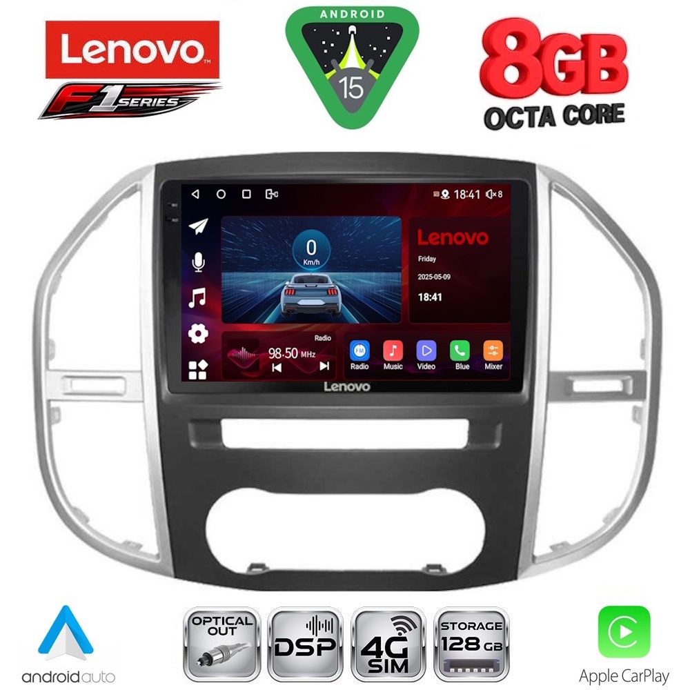 SSR10429-15 LENOVO SSR 10429_CPA (10inc) MULTIMEDIA TABLET for MERCEDES VITO – VIANO (W447) mod. 2015-2024 - Image 1