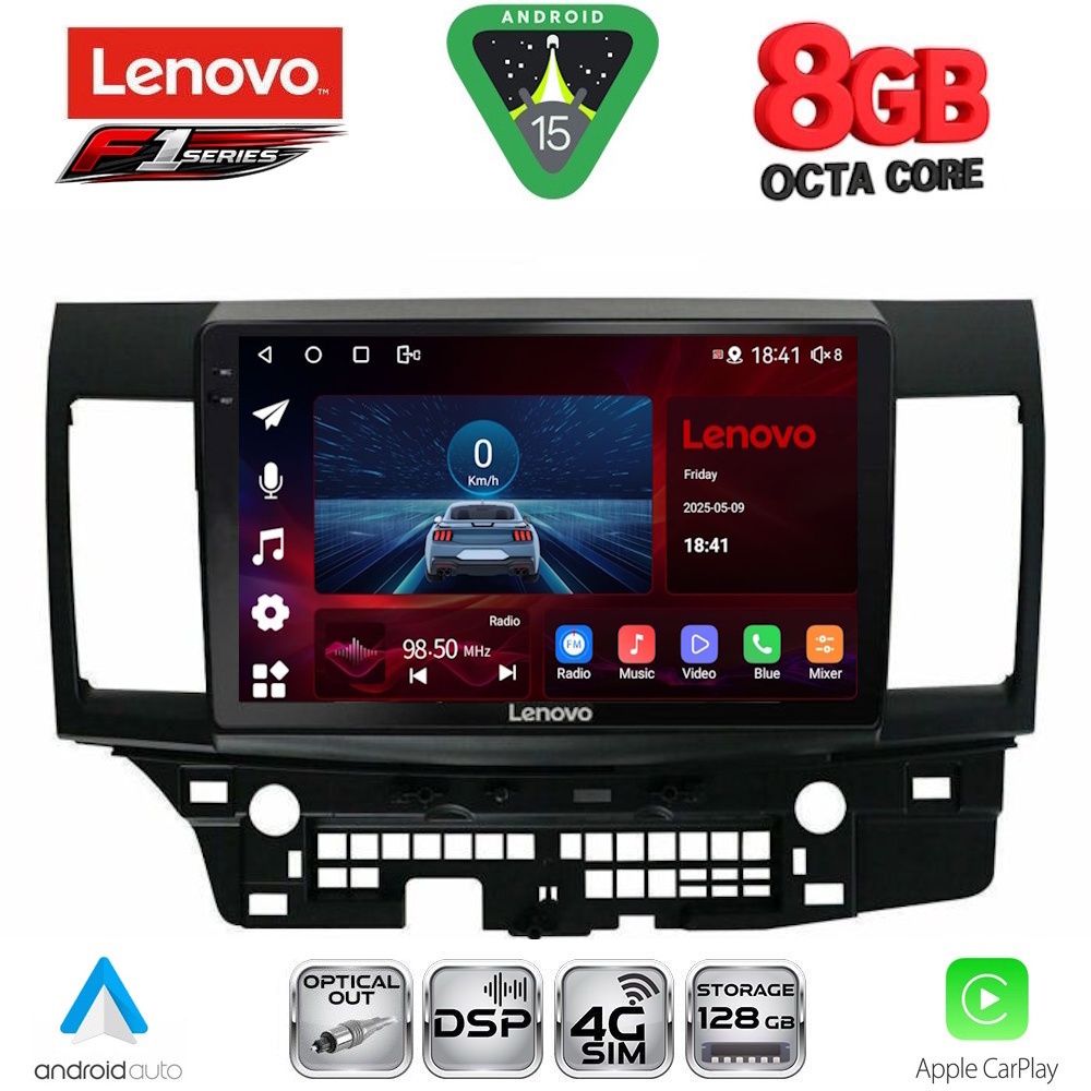 SSR10434-15 LENOVO SSR 10434_CPA (10inc) MULTIMEDIA TABLET for MITSUBISHI LANCER mod. 2008-2017 - Image 1