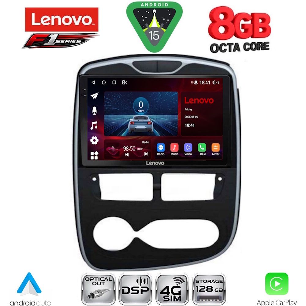 SSR10544-15 LENOVO SSR 10544_CPA (10inc) MULTIMEDIA TABLET for RENAULT CLIO mod. 2012-2015 - Image 1