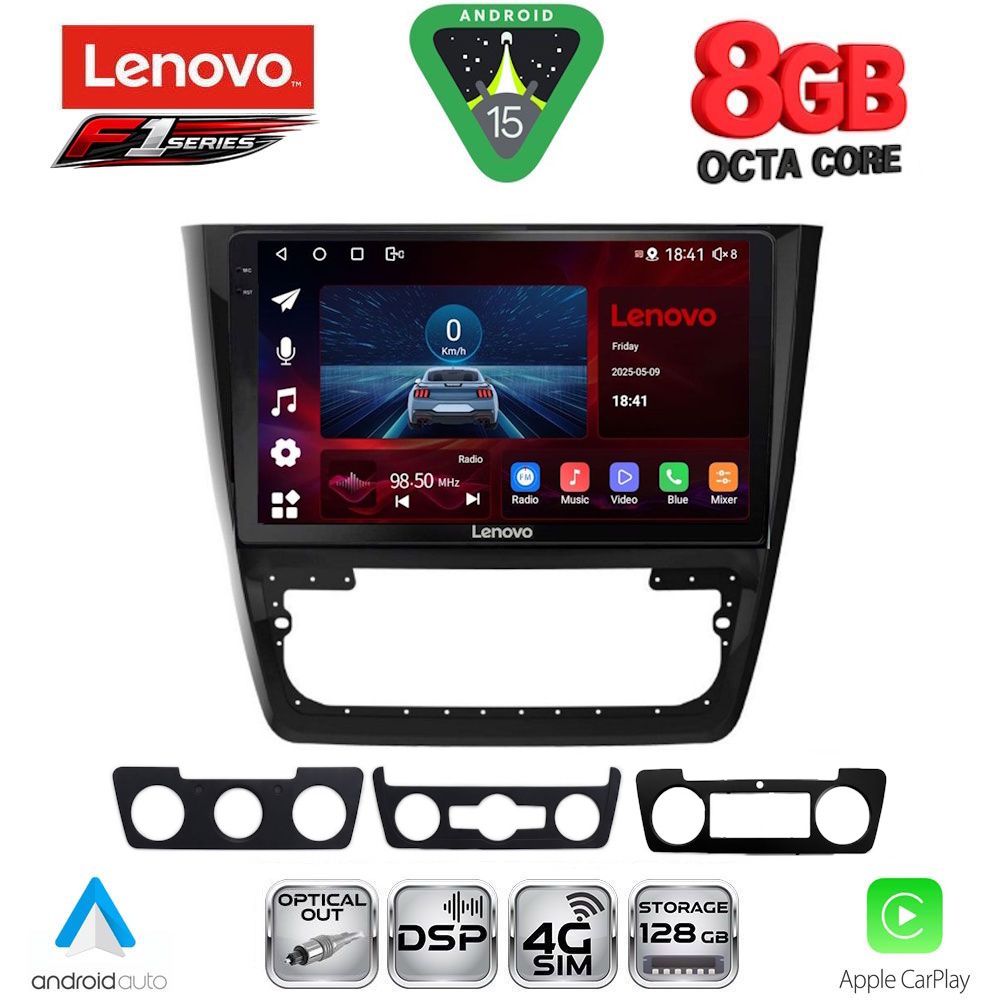SSR10610_15-1 LENOVO SSR 10610_CPA (10inc) MULTIMEDIA TABLET for SKODA YETI mod. 2014-2018 - Image 1