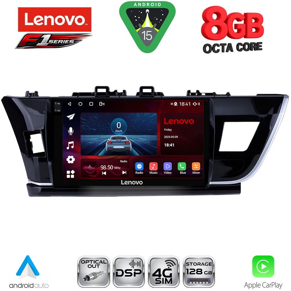 SSR10714BIG_15 LENOVO SSR 10714BIG_CPA (10inc) MULTIMEDIA TABLET for TOYOTA COROLLA mod. 2013-2016 - Image 1