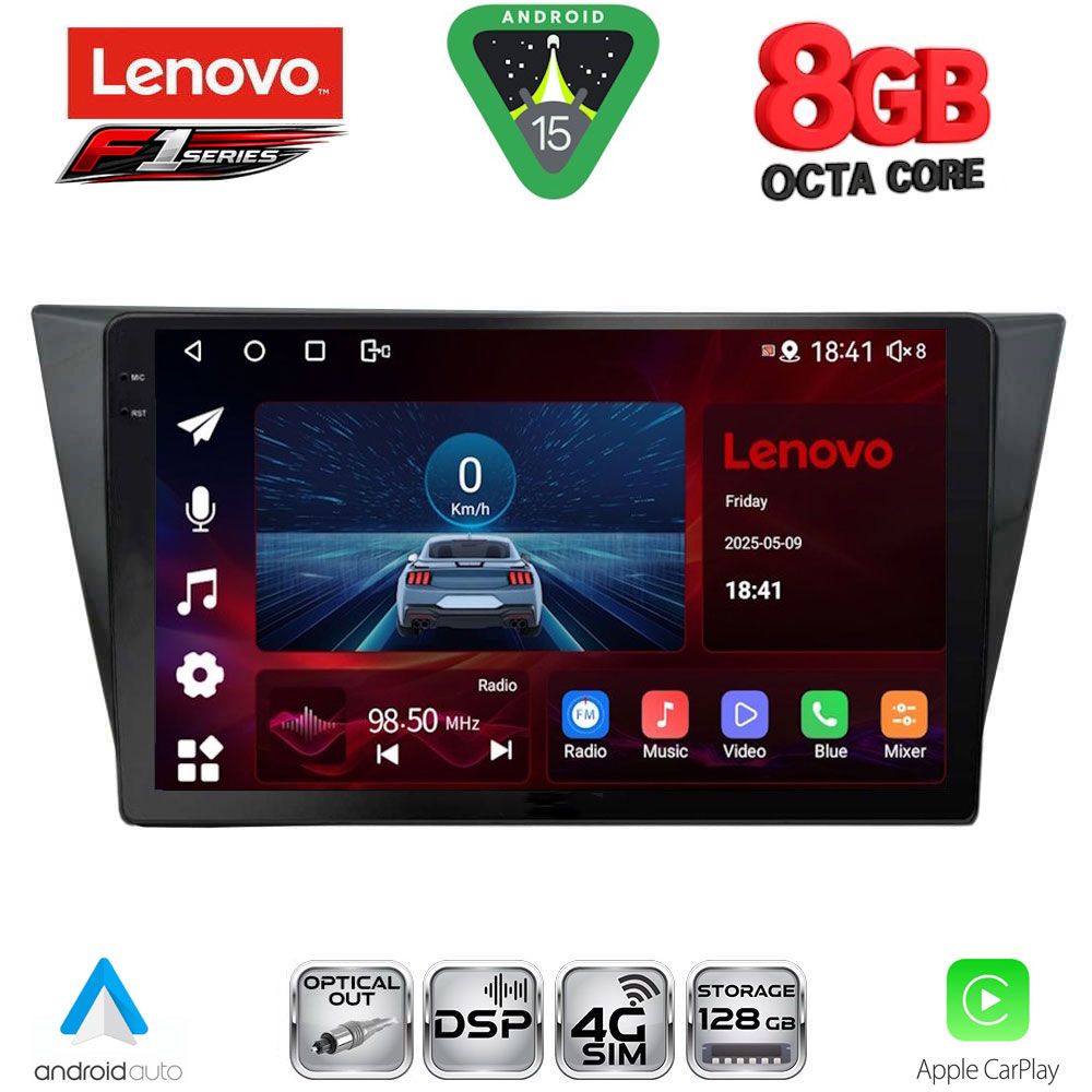 SSR10761_15 LENOVO SSR 10761_CPA (10inc) MULTIMEDIA TABLET for VW TIGUAN mod. 2016-2024 - Image 1