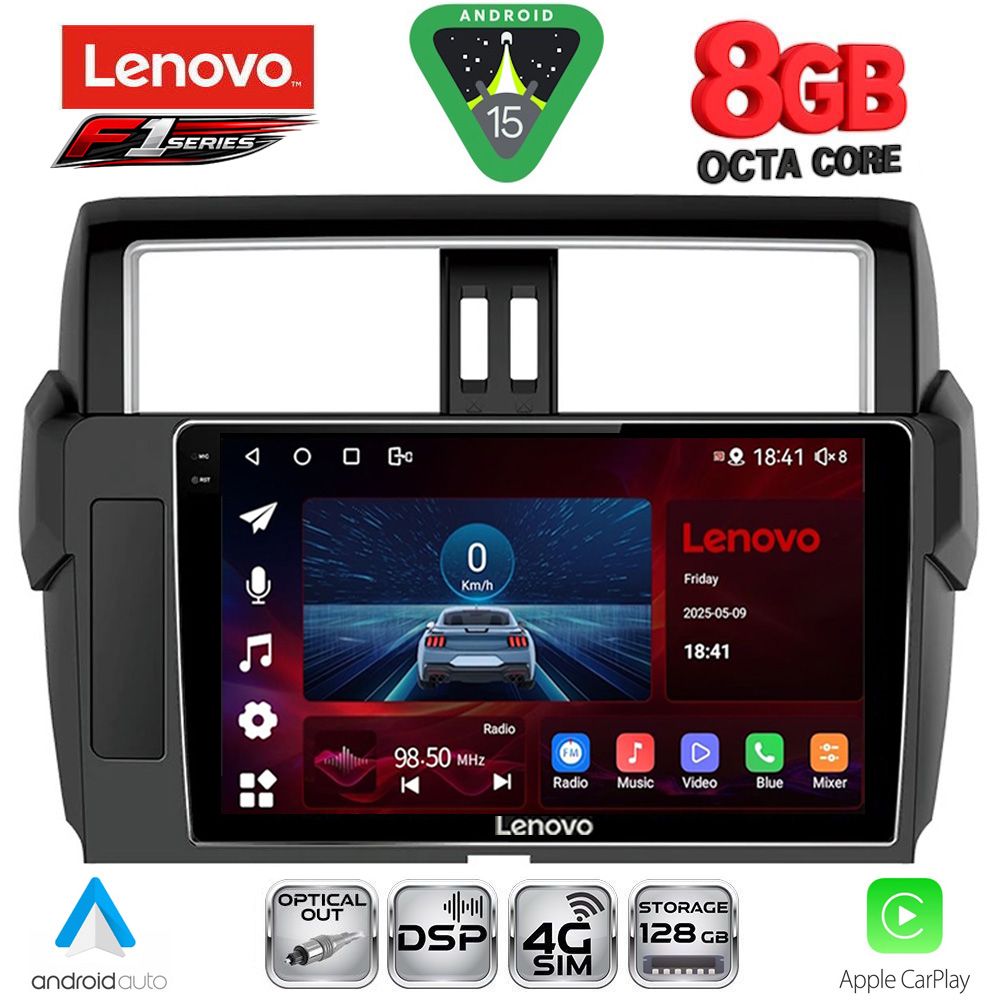 SSR10777ΒL_15 LENOVO SSR 10777_CPA (10inc) MULTIMEDIA TABLET for TOYOTA PRADO mod. 2014-2017 - Image 1