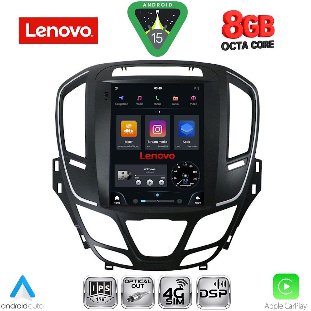SSW10915_15 LENOVO SSW 10915_CPA TESLA STYLE for OPEL INSIGNIA II mod. 2014-2017 - Image 1