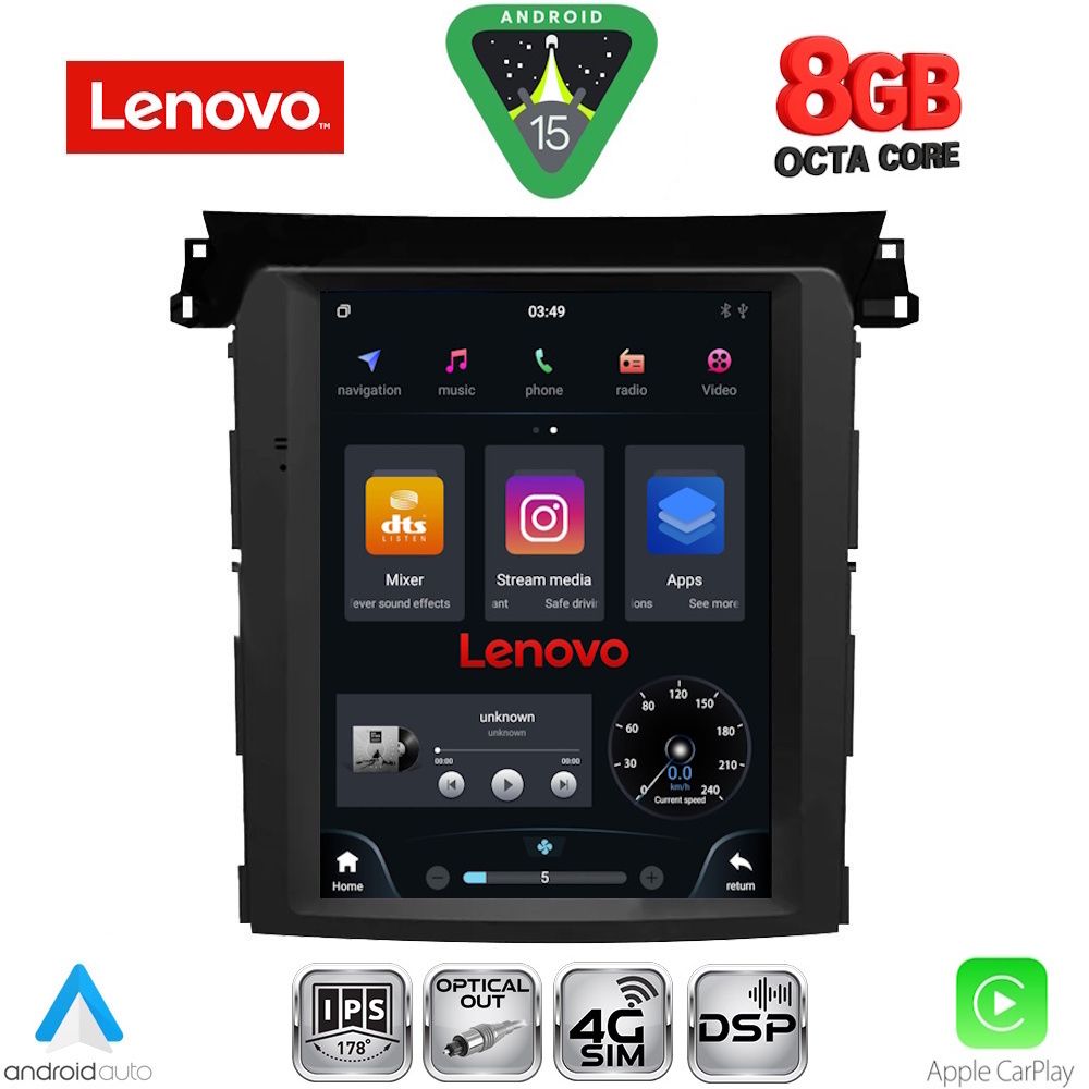 SSW10961_15 LENOVO SSW 10961_CPA TESLA STYLE for SUBARU FORESTER – IMPREZA – XV mod. 2019-2024 - Image 1