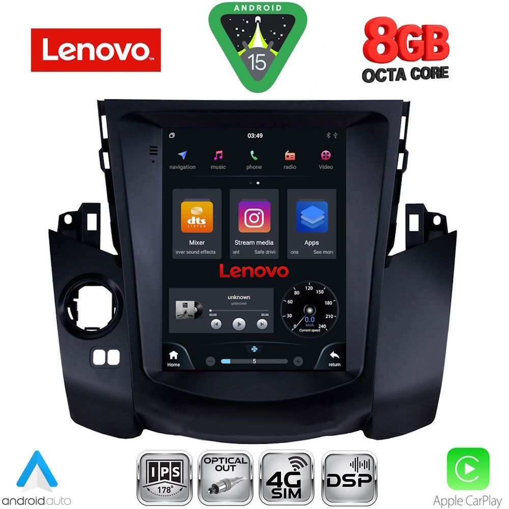 SSW10969_15 LENOVO SSW 10969_CPA TESLA STYLE for TOYOTA RAV 4 mod. 2006-2012 - Image 1