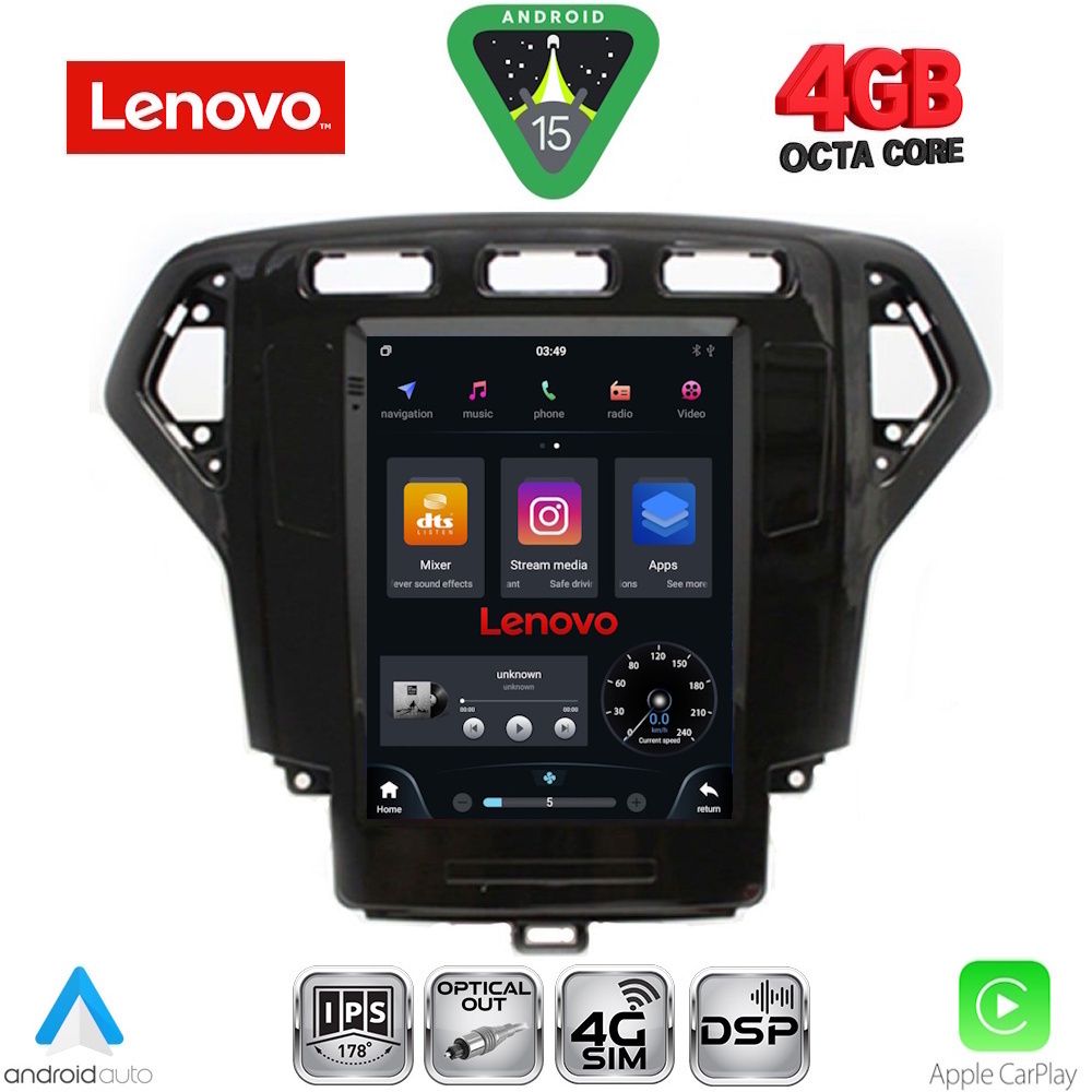 SSX9957_15 LENOVO SSX 9957_CPA TESLA STYLE for FORD MONDEO mod. 2007-2010 - Image 1