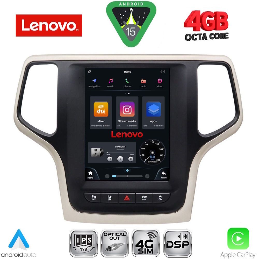 SSX9983_15 LENOVO SSX 9983_CPA TESLA STYLE for JEEP GRAND CHEROKEE mod. 2014-2019 - Image 1