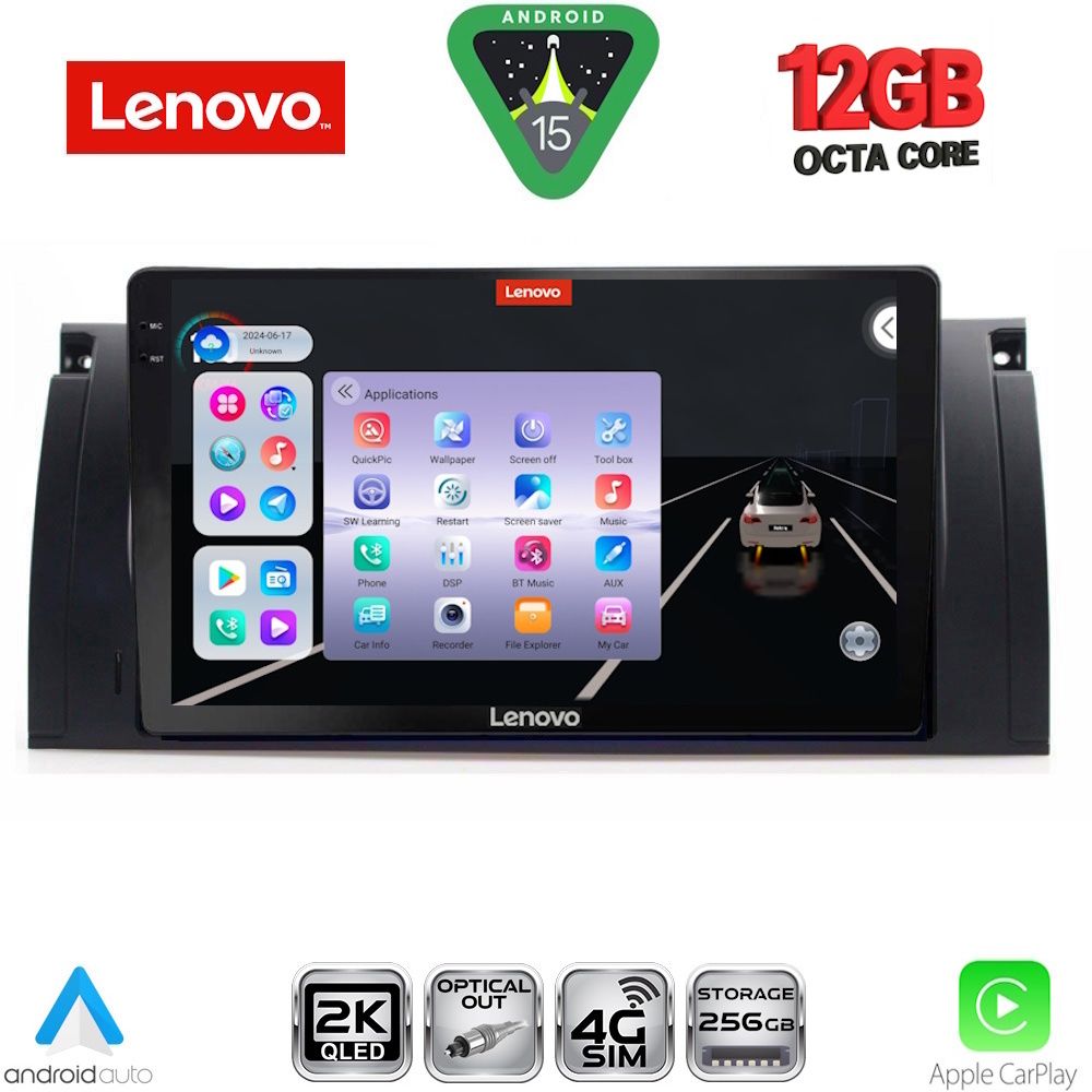 SSZ12045_15 LENOVO SSZ 12045_CPA (9inc) MULTIMEDIA TABLET for BMW Series 5 (E39) mod. 1997-2005 | X5 (E53) mod. 1999-2006 - Image 1