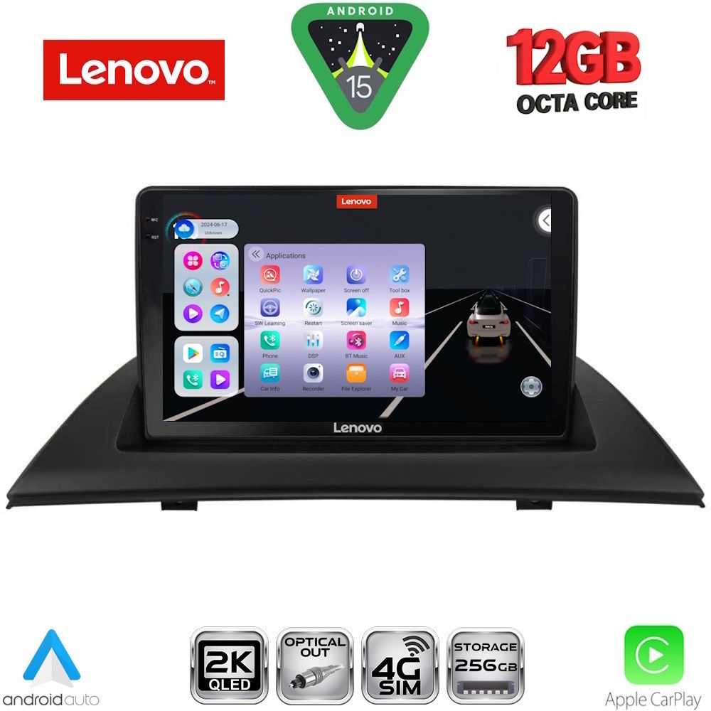SSZ12058_15 LENOVO SSZ 12058_CPA (9inc) MULTIMEDIA TABLET for BMW X3 (E83) mod. 2003-2010 - Image 1