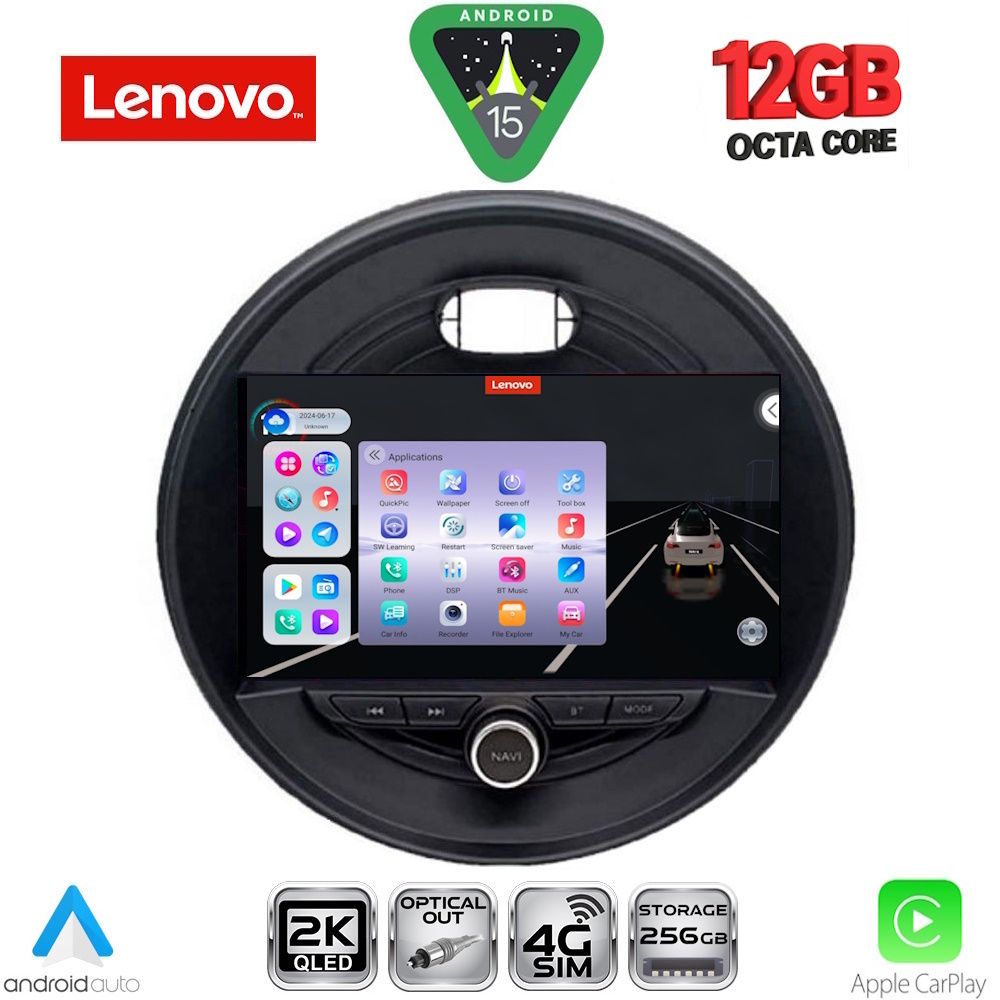 SSZ12066_15 LENOVO SSZ 12066_CPA (9inc) MULTIMEDIA TABLET for MINI COOPER (F55-56-F57) mod. 2015-2024 - CLUBMAN (F54) mod. 2015-2024 - ROADSTER (F59) mod. 2014- COUNTRYMAN (F60) mod. 2016-202 - Image 1