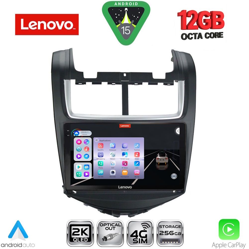 SSZ12075_15 LENOVO SSZ 12074B_CPA (9inc) MULTIMEDIA TABLET for CHEVROLET AVEO mod. 2014-2017 - Image 1