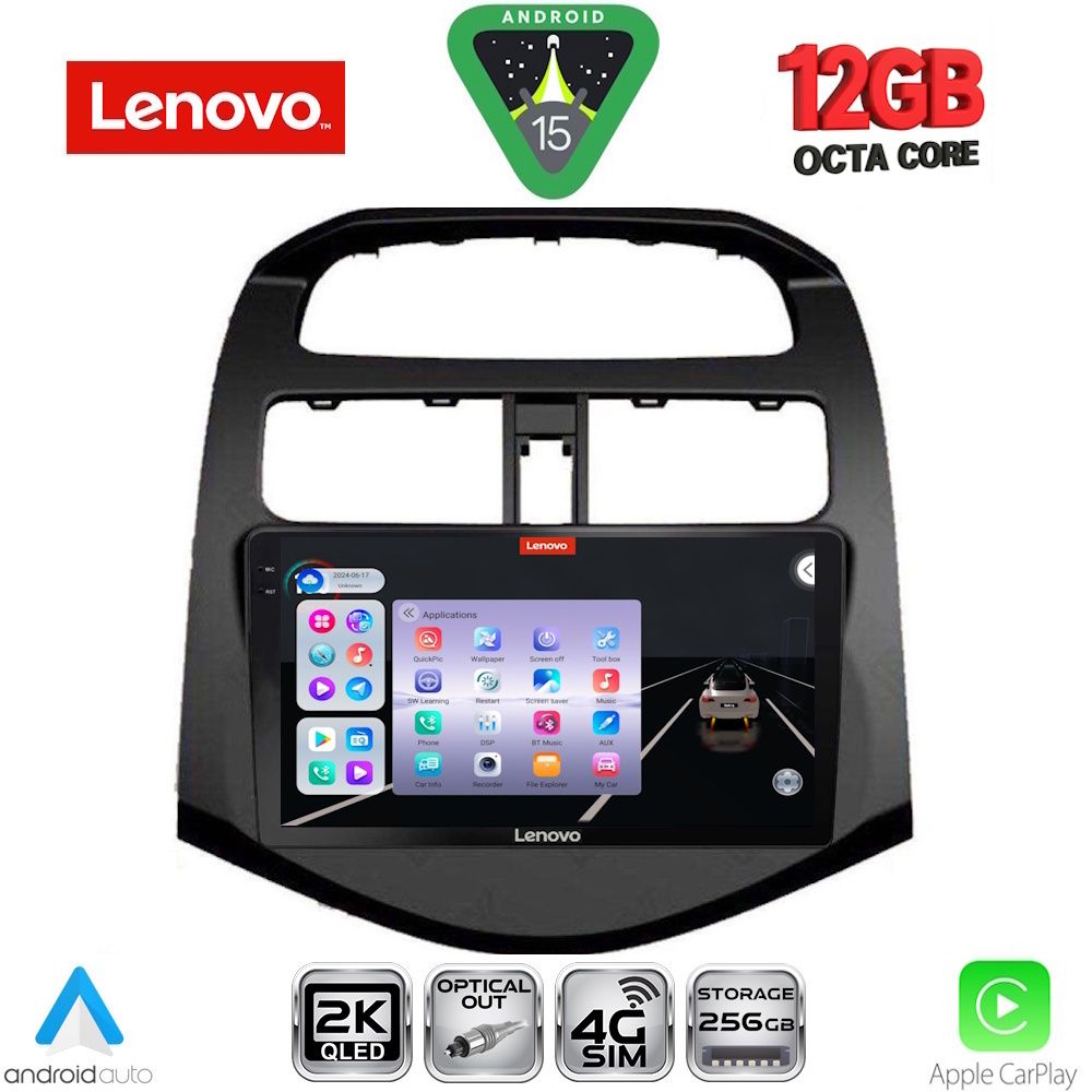 SSZ12078_15 LENOVO SSZ 12078A_CPA (9inc) MULTIMEDIA TABLET for CHEVROLET SPARK mod. 2009-2015 - Image 1