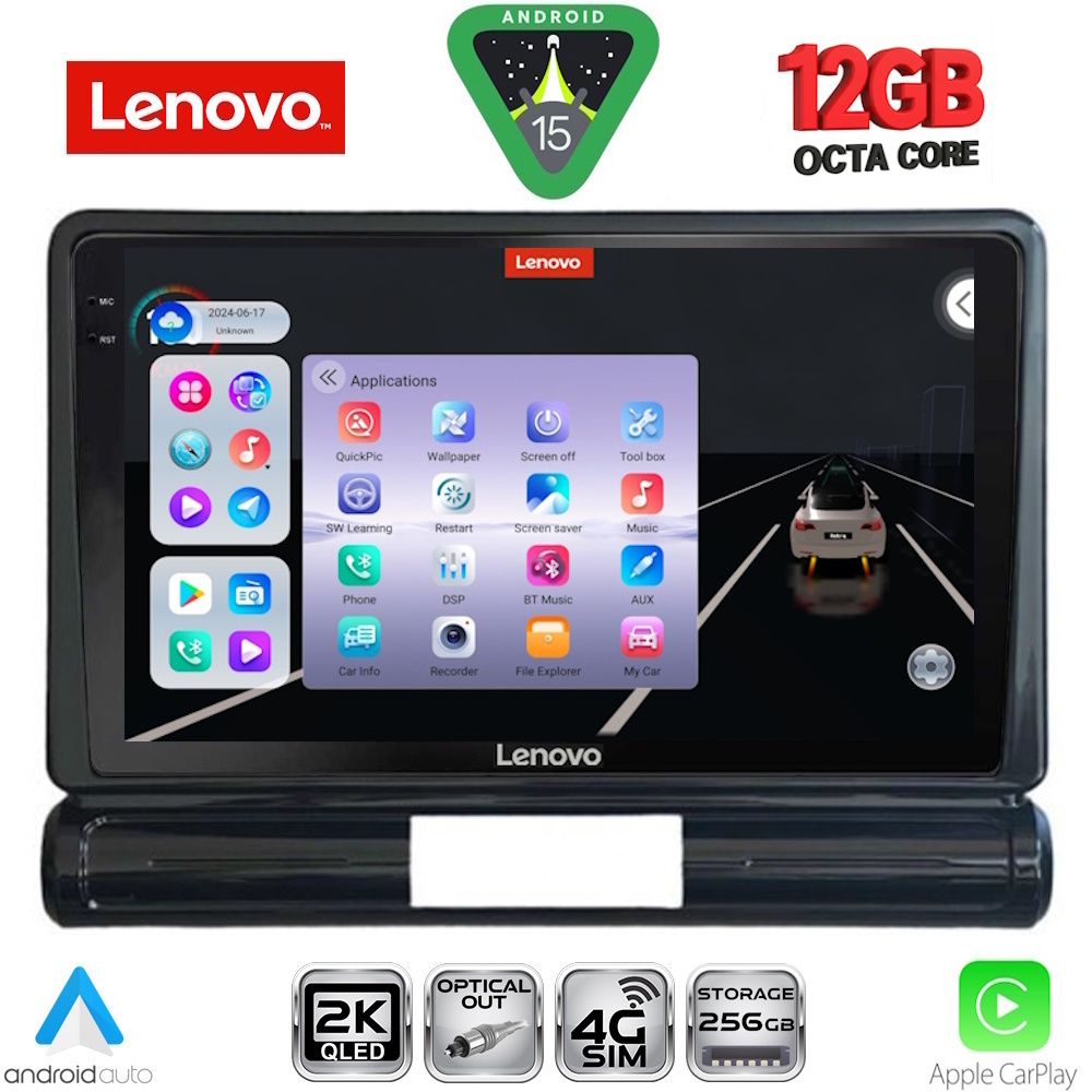 SSZ12093L_15 LENOVO SSZ 12093M_CPA (9inc) MULTIMEDIA TABLET for CITROEN C3 - DS3 mod. 2016-2024 Med Version - Image 1